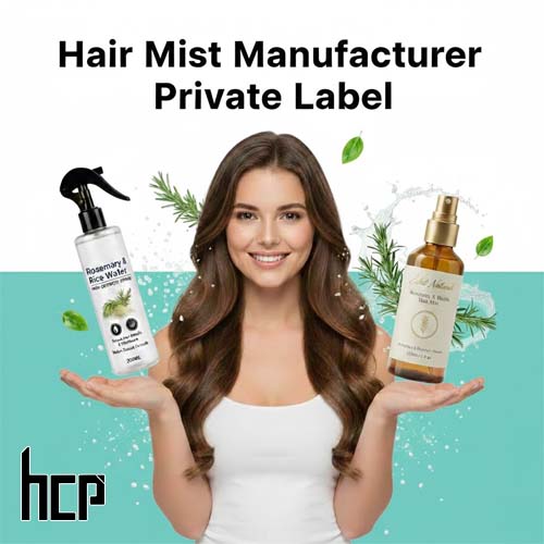 Private Label & Third Party Hair Mist Manufacturer | HCP Wellness Hair Mist Manufacturer offering private label and third-party production
