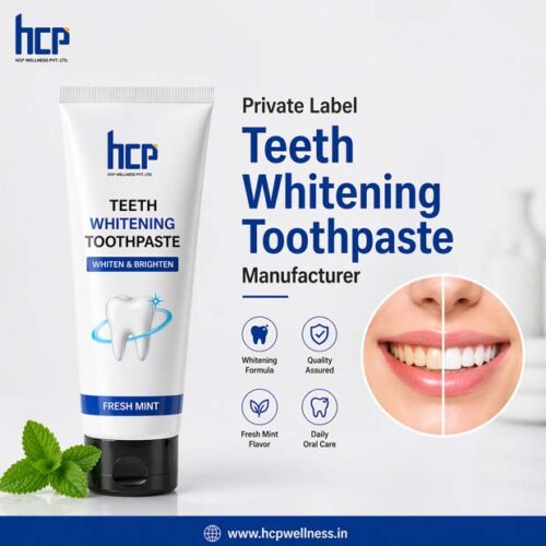 Teeth whitening toothpaste manufacturer in India – HCP Wellness
