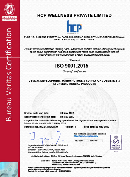 ISO 9001 2015 Certificate