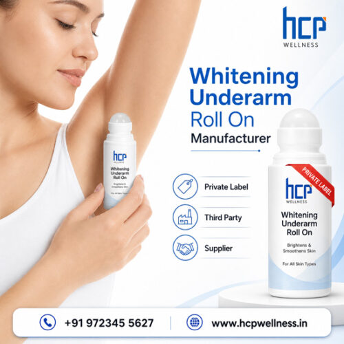 Whitening Underarm Roll On Manufacturer in India Whitening underarm roll on manufacturer in India offering private label and third party manufacturing by HCP Wellness