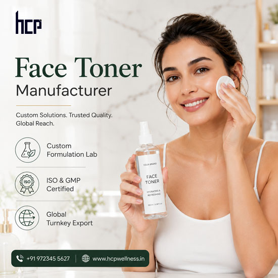 Face Toner Manufacturer in India for Private Label Skincare Brands Face Toner Manufacturer in India offering private label face toner, custom formulation, OEM skincare manufacturing and bulk toner supply.