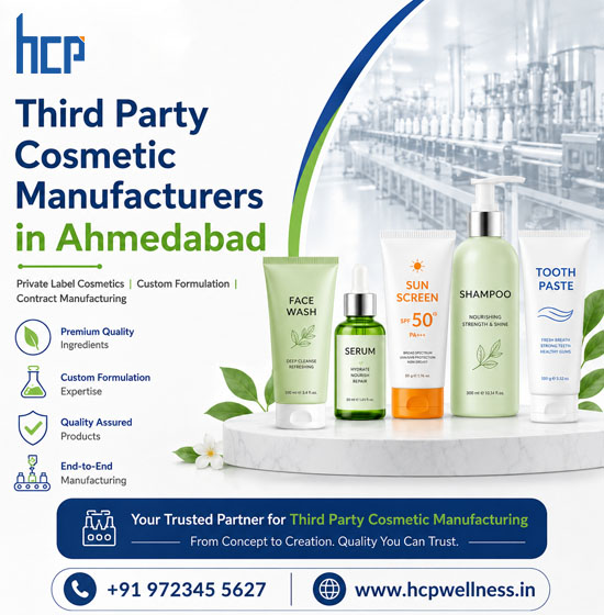 HCP Wellness – GMP Certified Cosmetic Manufacturing Company in Ahmedabad Third Party Cosmetic Manufacturer in Ahmedabad – HCP Wellness