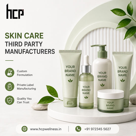 Skin Care Third Party Manufacturers in India – HCP Wellness Skin care third party manufacturers in India offering private label skincare, custom formulation and contract manufacturing services.