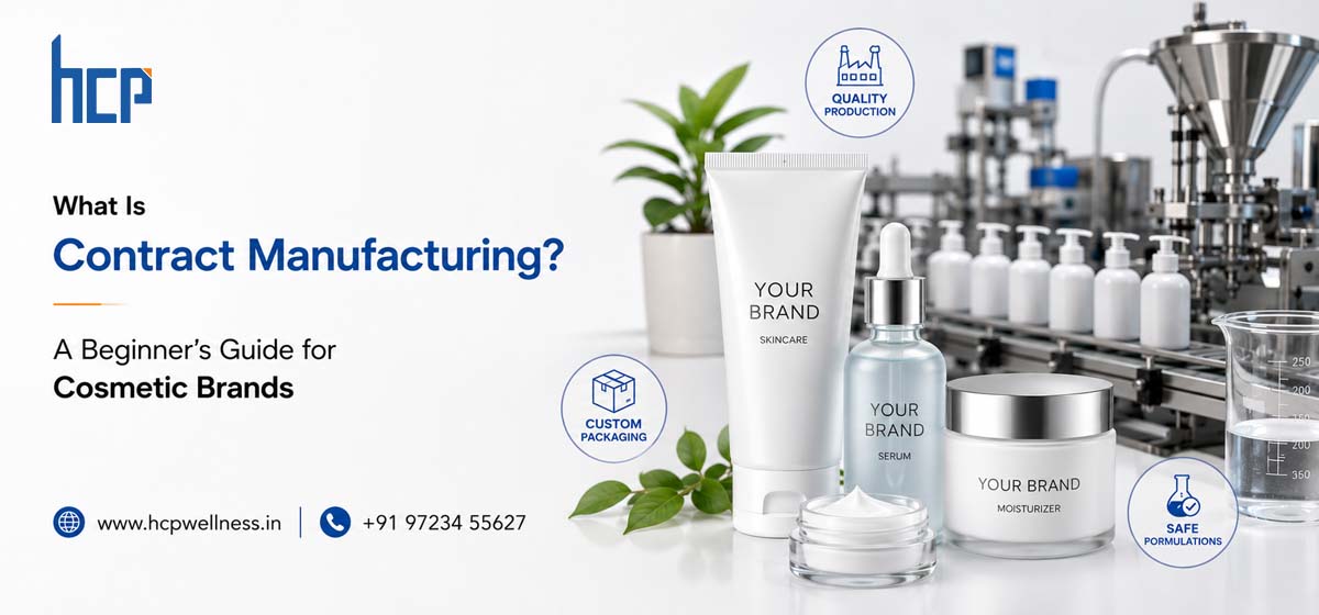 Cosmetic contract manufacturing process for skincare, hair care, personal care and oral care brands in India