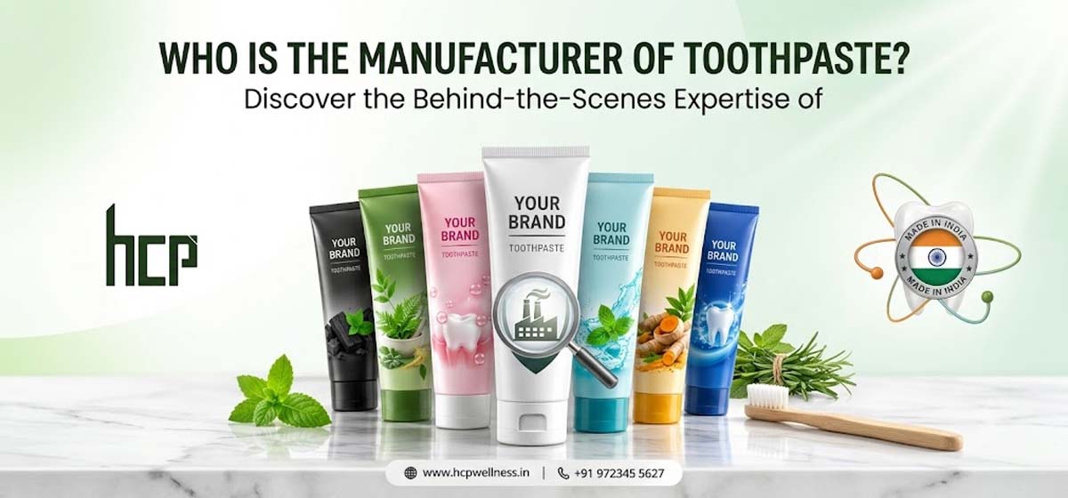 Toothpaste manufacturer producing private label toothpaste for oral care brands