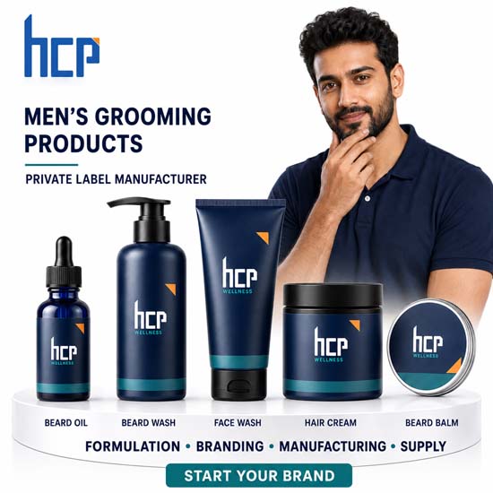 Men's Grooming Products Manufacturer India | HCP Wellness HCP Wellness, a private label men's grooming products manufacturer in India, offering beard, hair, skincare and shaving products.