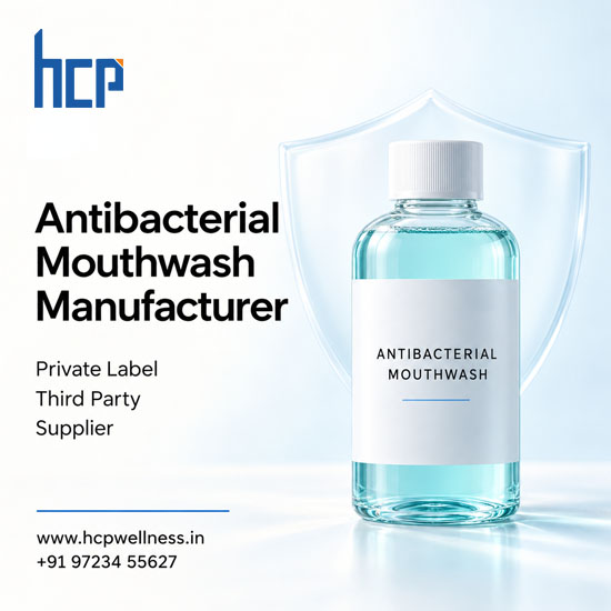 Antibacterial Mouthwash Manufacturer in India | HCP Wellness HCP Wellness antibacterial mouthwash manufacturer offering private label, third-party manufacturing and supply services.