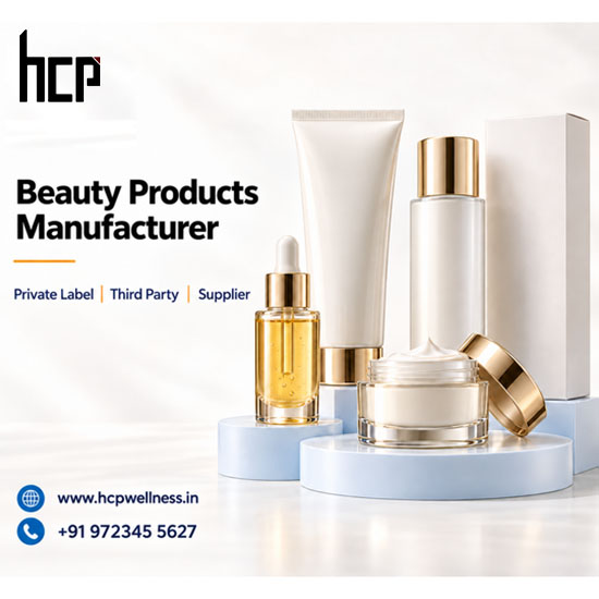 Beauty Products Manufacturer in India | HCP Wellness Beauty Products Manufacturer in India offering private label cosmetics, third-party manufacturing and skincare products