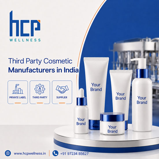 Third Party Cosmetic Manufacturers in India – HCP Wellness Third party cosmetic manufacturers in India offering private label and custom formulation services by HCP Wellness