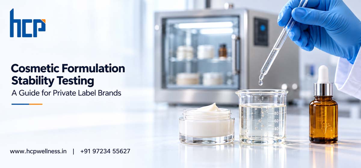 Cosmetic formulation stability testing for private label skincare and haircare products